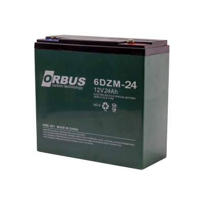 Тяговий свинцево-кислотний акумулятор 12V 24Ah 6-DZM-24 Тяговий свинцево-кислотний акумулятор 12V 24Ah 6-DZM-24