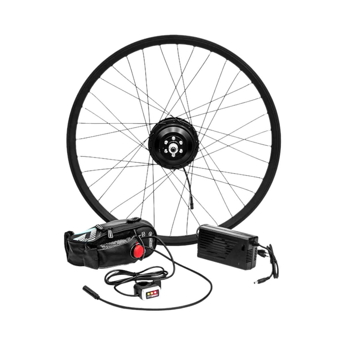 Електрокомплект для велосипеда 48В 350Вт редукторний з літій-іонним акумулятором Boston Swing 5,3Ah