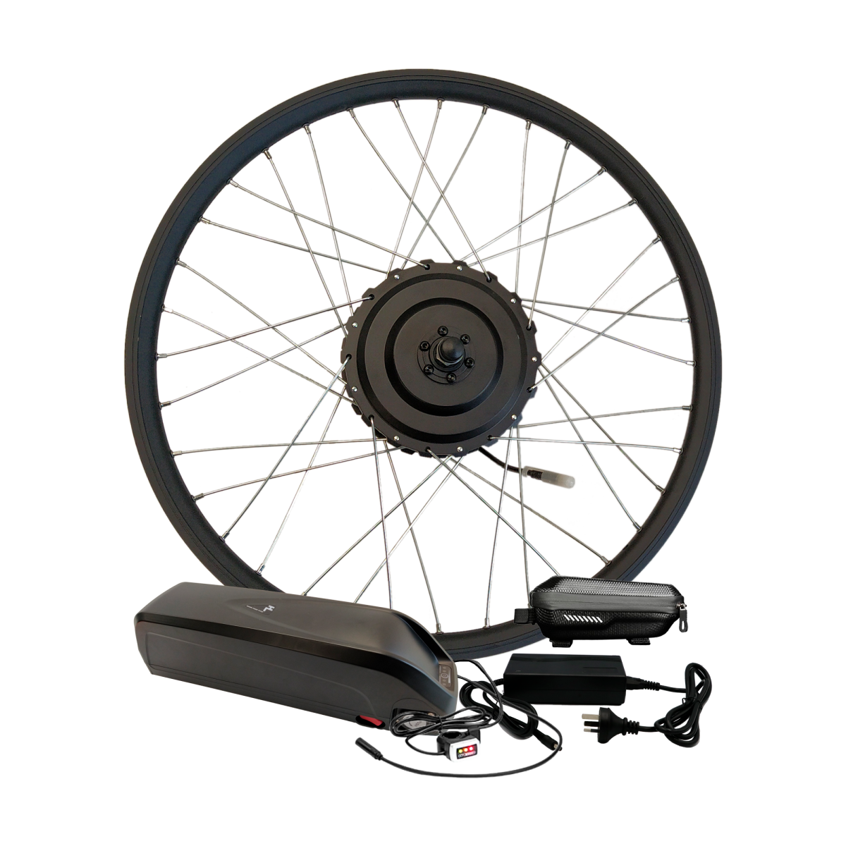 Електрокомплект для велосипеда 36В 500Вт MXUS редукторний з літій-залізо-фосфатним акумулятором 12Ah