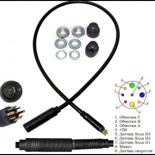 Мотор-колесо для велосипеда 500W MXUS XF15C заднє під касету